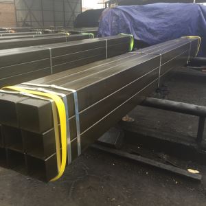 ASTM A53 כיתה ב 20 * 20 שחור חלול סעיף מרובע צינור פלדה